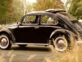 Black Volkswagen Beetle